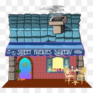 Fairy Bakery Bakery Cupcake Fantasy Fairy House - Studio Couch Clipart