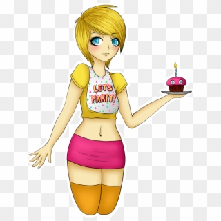 Human Toy Chica By K1w1sw33t - Human Fnaf Toy Chica Anime Clipart