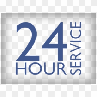 24 Hour Emergency Services - Signage Clipart