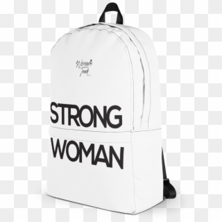 Strong Woman Backpack - Bag Clipart