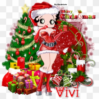 Gracias Tais - Betty Boop De Navidad Clipart