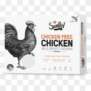 Naturally Double The Protein Of Chicken, Triple The - Sunfed Chicken Free Chicken Clipart