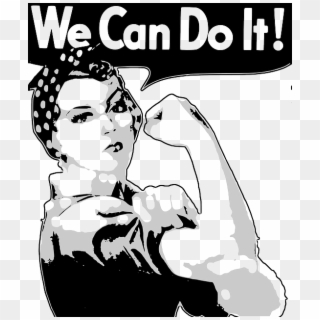 Strong Woman We Can Do It - Art For Persuasion Examples Clipart