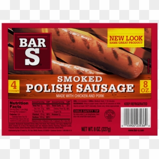 Smoked Sausage - Bar S Smoked Sausage Clipart