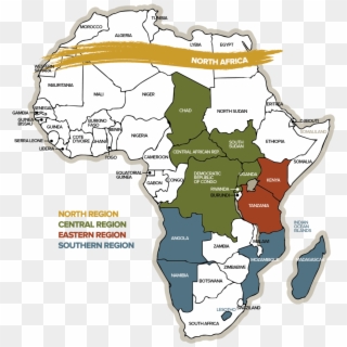 Where Map Political-01 - Africa Inland Mission Clipart
