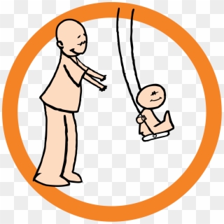 2000 X 2000 5 - Pushing Someone On A Swing Clipart