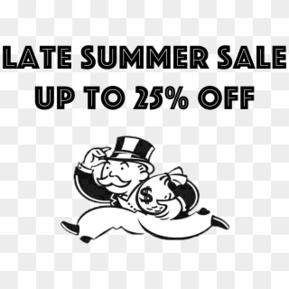 Late Summer Sale Up To 25% - Monopoly Man With Spectacle Clipart