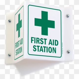 First Aid Station Sign - Sign Clipart