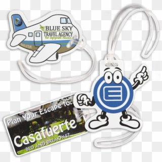 1700 Custom Luggage Tag - Airplane Clipart