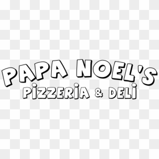 Papa Noels Logo Bw Clipart