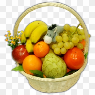 Cesta Frutas Frescura - Frutas En Un Frutero Clipart