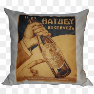 Cerveza Hatuey I - Throw Pillow Clipart