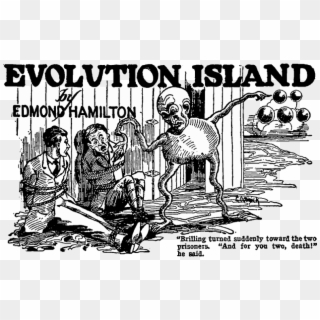 Original Title Art For Evolution Island - Cartoon Clipart