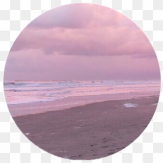 #fondo #circulo #rosa #playa #amanecer - Sea Clipart