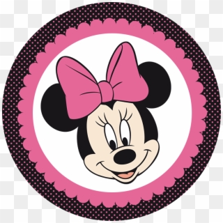 Thumb Image - Minnie Mouse Face Circle Clipart