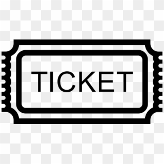 Ticket Svg Two - Ticket Png Clipart