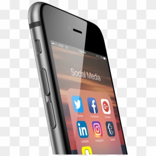 Social Media Phone Png Clipart