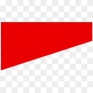 Diagonal - Half Red Half White Diagonal Clipart