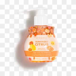 Sunkissed Citrus Scentsy Hand Soap - Plastic Bottle Clipart