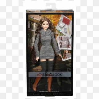 Happy Hipster From - Barbie Look Sweater Dress Doll Clipart