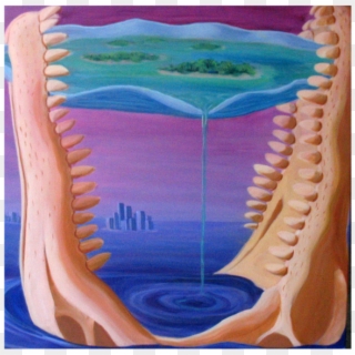 Islands On The Half Shell 36 X 36<br>acrylic Painting - Medical Imaging Clipart