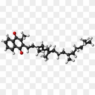 Menatetrenone Molecule Ball - Monochrome Clipart