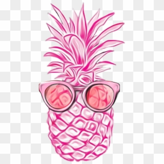 Im Lazy Tbh - Pineapple Pink Clipart