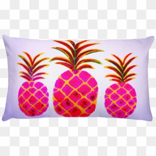 Pineapple Pink • Rectangle Pillow Clipart