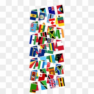 Commonwealth Countries Bunting - Visual Arts Clipart