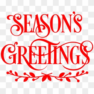 Seasons Greetings Ba581pu - Calligraphy Clipart
