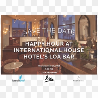 Lp International House Invite Min - Loa Bar New Orleans Clipart