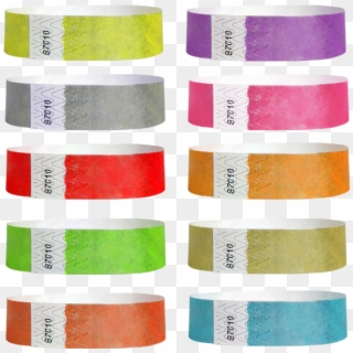 3/4 Metallic Tyvek Paper Wristbands - Metallic Tyvek Wristbands Clipart