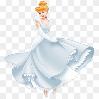 Cinderella - Disney Cinderella White Dress Clipart