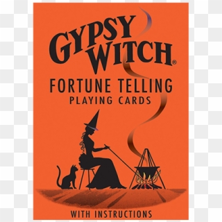 Gypsy Witch Fortune Telling Playing Cards - Poster Clipart