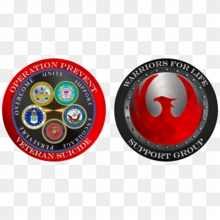 Warriors For Life Coin - Military Clipart