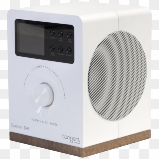 Tangent Spectrum Radio Dab /fm White - Computer Speaker Clipart