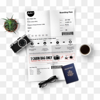 Photo Of Web Boarding Pass Redesign Project - Digital Camera Clipart