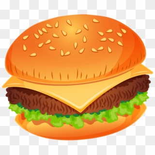 Burger Clipart Transparent Background - Png Download