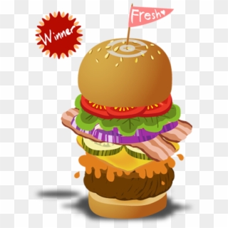 Cinco De Mayo - Burger Night Art Clipart