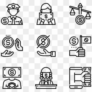 Corruption - Resume Icons Png Clipart