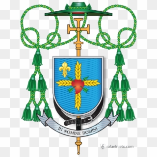 Bispo José Luis Azcona Hermoso - Coat Of Arms Of Dominican Bishop Clipart