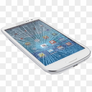 Cracked Screen Repair - Crack Cell Phone Screen Clipart
