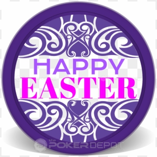 Easter Bunny - Back - Circle Clipart