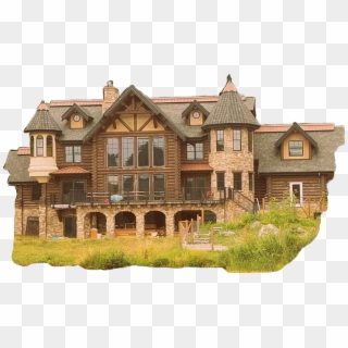 #house #mansion #home #bighouse #stone #stonehouse - House Clipart