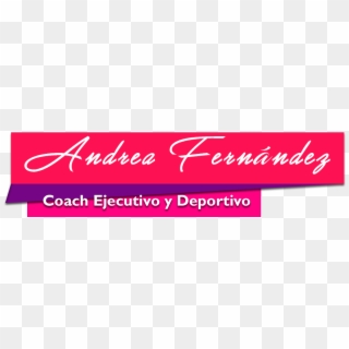 Andrea Fernández Coaching Deportivo & Ejecutivo - Calligraphy Clipart