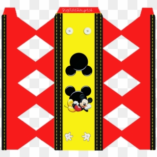 Kit Aniversário De Personalizados Tema Mickey Mouse - Molde Dos Personalizados Do Mickey Clipart