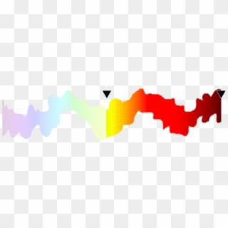 Spectral Range, From Yellow To Red - Map Clipart