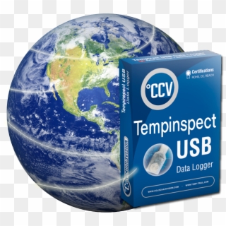 Temperature Logger Software World - Globe Real Life Clipart