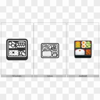 Bento Box On Various Operating Systems - California Roll Clipart