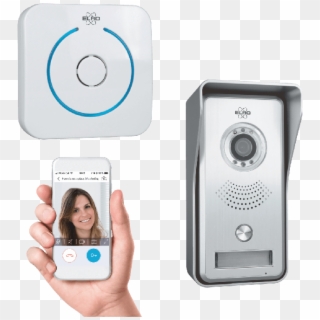 Video Ip Door Intercom System With App And Wireless - Wifi Deurbel Clipart